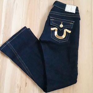 TRUE RELIGION BOOTCUT JEANS - SZ 24